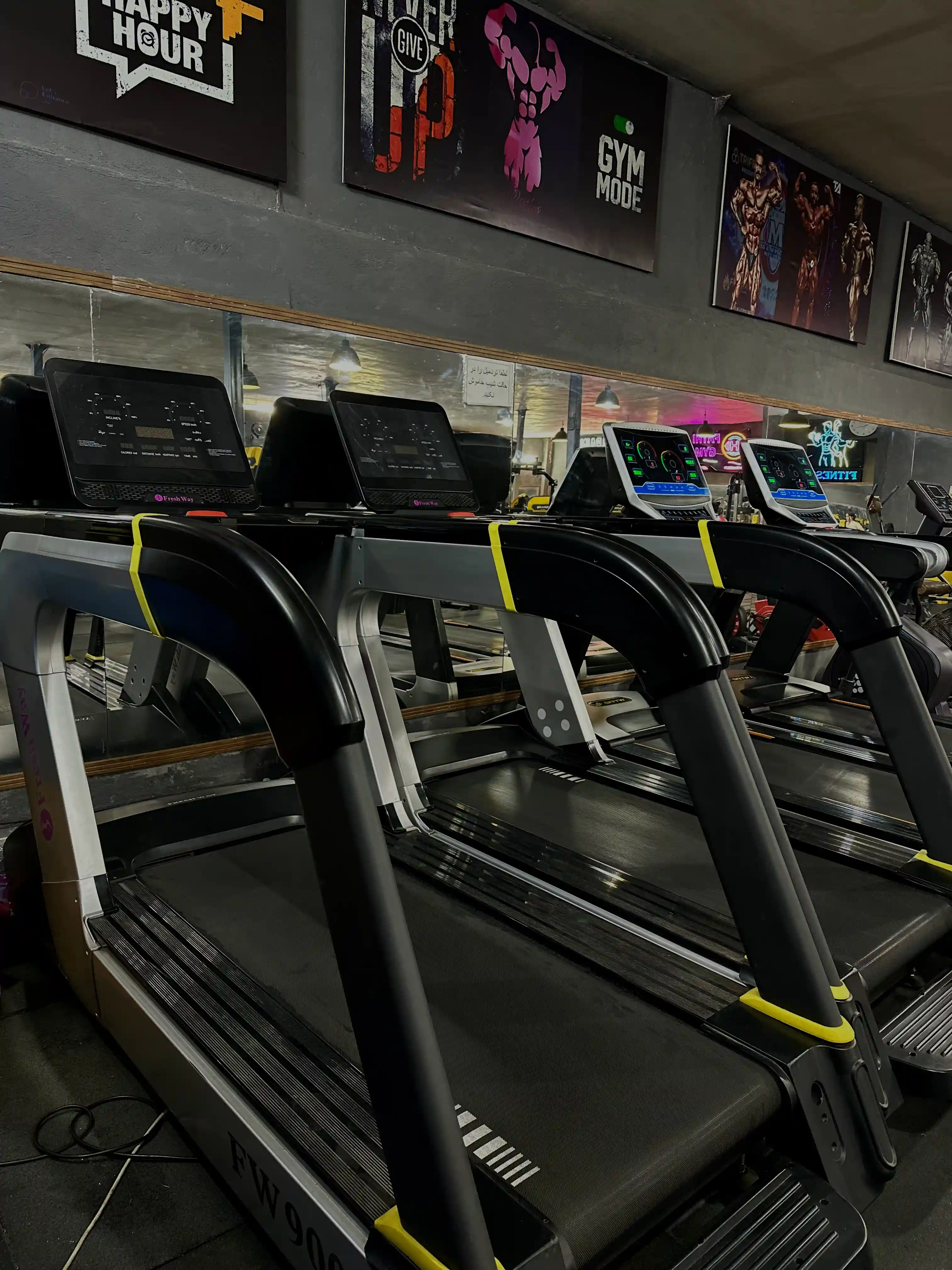 دستگاه های بدنسازی باشگاه فتحی